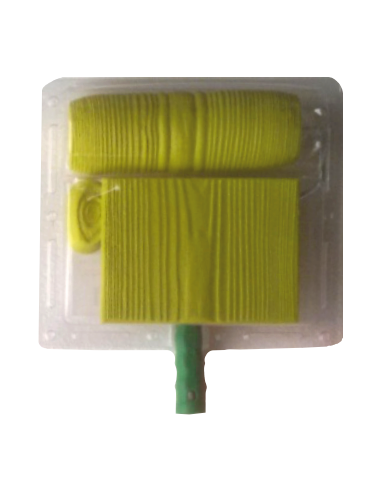 Kit de rodillo y manta para textura de madera
