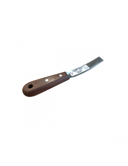 curved steel spatula
