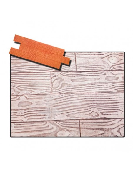 molde textura madera para cemento