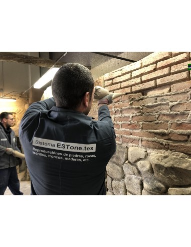 Rejuntado de ladrillo con manga pastelera