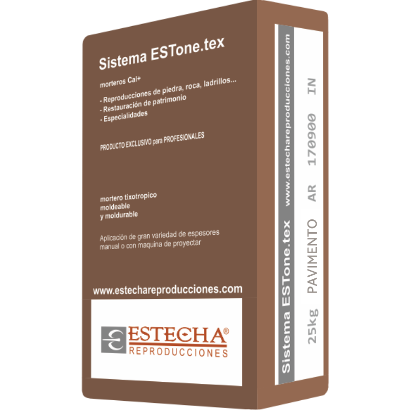 Mortero para pavimentos temáticos ESTonetex Pavimento