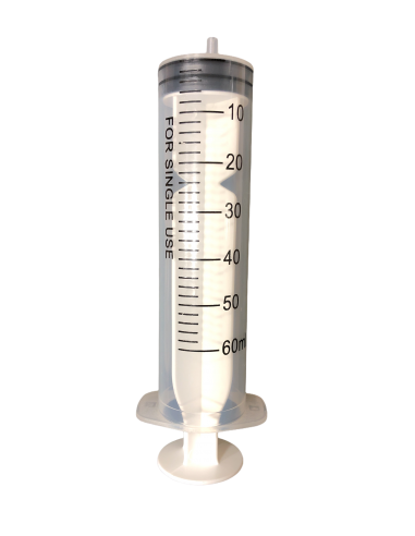 Jeringa plástico 60 ml