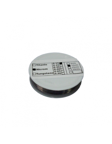 hilo de nicrom de 0,15 mm