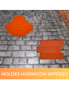 Moldes hormigón impreso