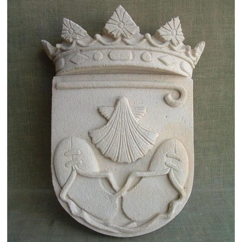 escudo heráldico de piedra