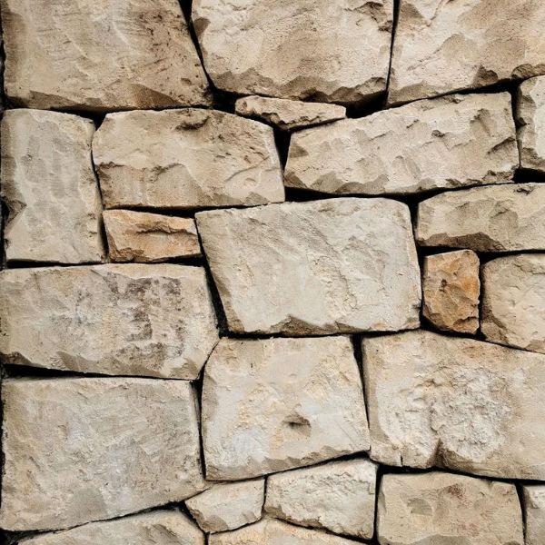 tematización de muro de piedra seca